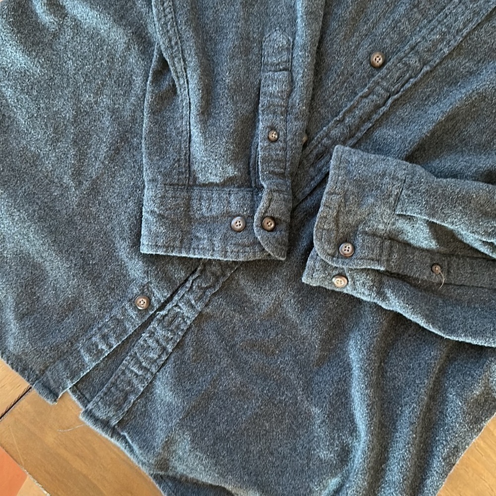 Gray Button Down - Picture 3 of 7